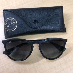 RAY BAN CLASSIC ERIKA BLACK SUNGLASSES